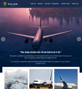 Flight-Business-Site-Design-Portfolio